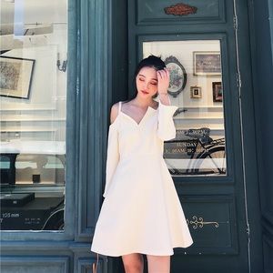 Beige dress size S-M